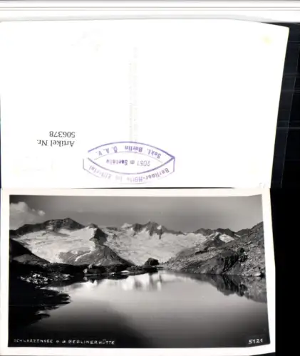 506378,Schwarzensee See von d. Berlinerhütte b. Mayrhofen Bergkulisse