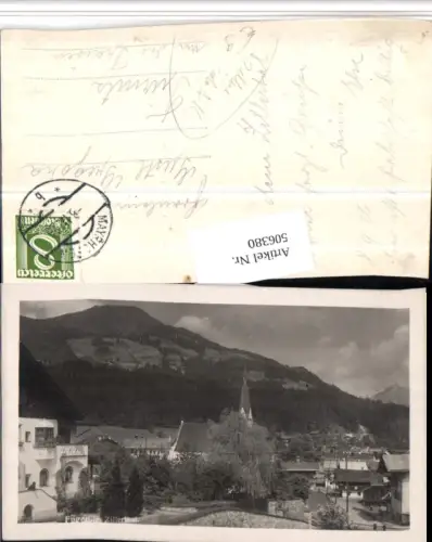 506380,Seltene Foto AK Fügen im Zillertal Teilansicht