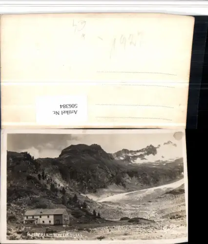 506384,Alpenrose Waxeckhütte Berghütte b. Ginzling Bergkulisse