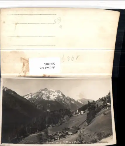 506385,Brandberg im Zillertal Totale Bergkulisse