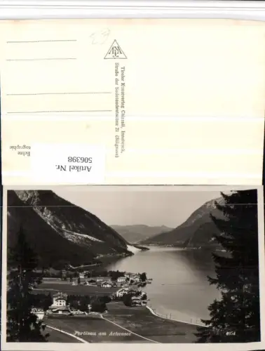506398,Pertisau am Achensee Teilansicht Bergkulisse