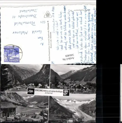 506409,Ginzling Totale Gasthof Berghütte Mehrbildkarte
