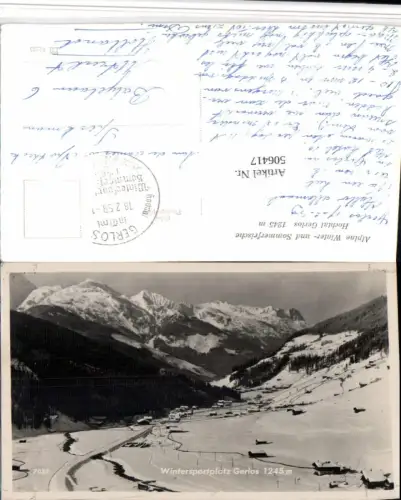 506417,Gerlos Totale Bergkulisse Winterbild
