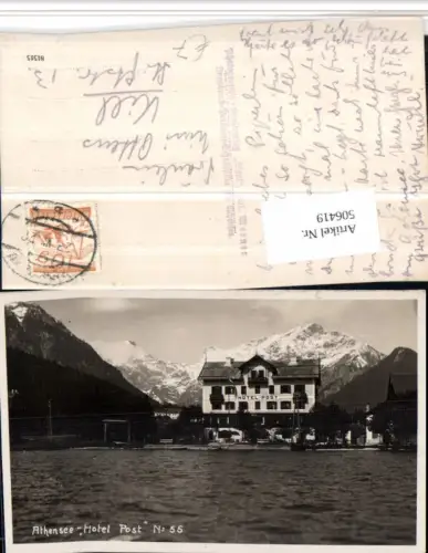 506419,Achensee Hotel Post b. Pertisau Bergkulisse