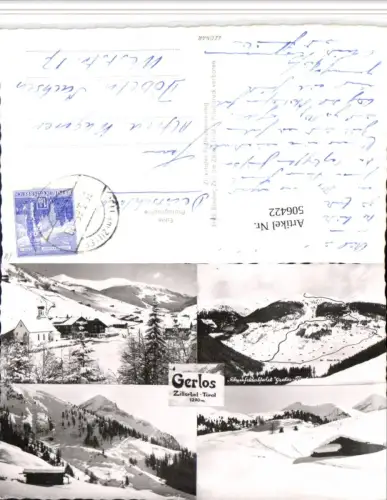 506422,Gerlos Totale Bergkulissen Winterbilder Mehrbildkarte