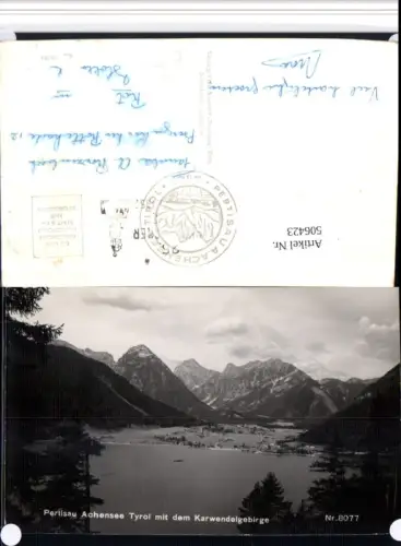506423,Pertisau am Achensee Totale m. Karwendel Bergkulisse