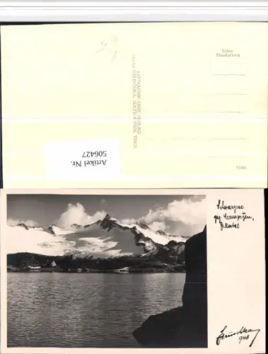 506427,Schwarzsee b. Mayrhofen geg. Hornspitzen Bergkulisse pub Hruschka 748