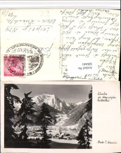 506441,Mayrhofen Totale Bergkulisse Winterbild pub Foto Maidler