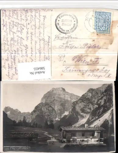 506455,Falzturnalpe b. Pertisau am Achensee Bergkulisse