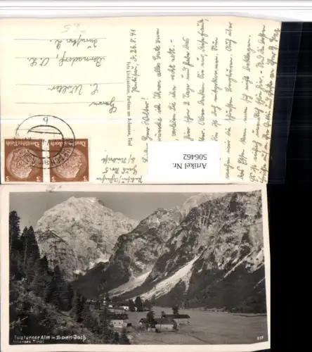 506462,Falzturner-Alm b. Pertisau m. Sonnjoch Bergkulisse