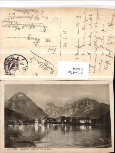 506464,Achensee Fürstenhaus in der Pertisau Bergkulisse