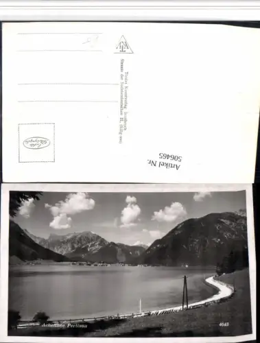 506465,Pertisau am Achensee Teilansicht Bergkulisse