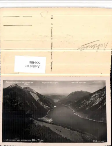 506486,Blick über den Achensee See b. Pertisau Bergkulisse