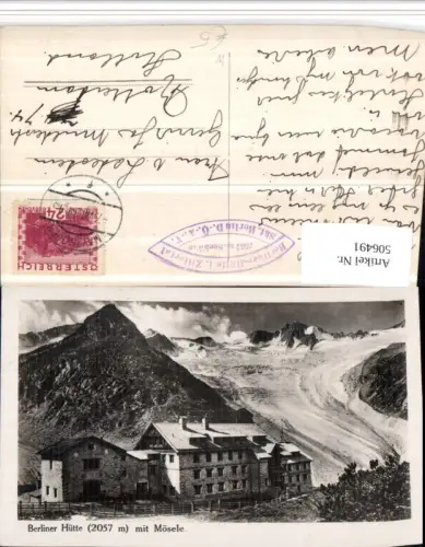 506491,Berliner Hütte Berghütte b. Mayrhofen m. Mösele Bergkulisse
