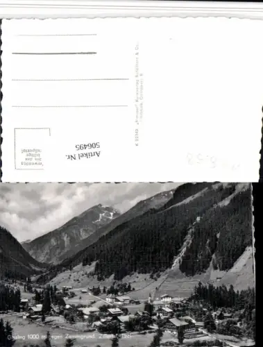 506495,Ginzling Totale geg. Zemmgrund Bergkulisse