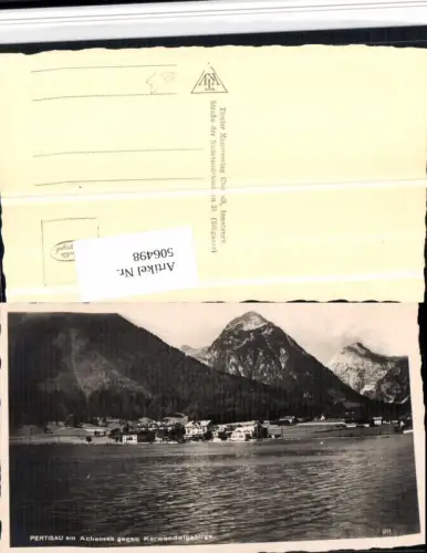 506498,Pertisau am Achensee Totale geg. Karwendel Bergkulisse