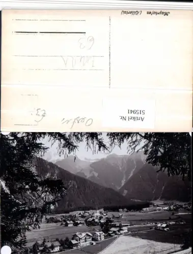 515941,Foto AK Mayrhofen im Zillertal Totale Bergkulisse