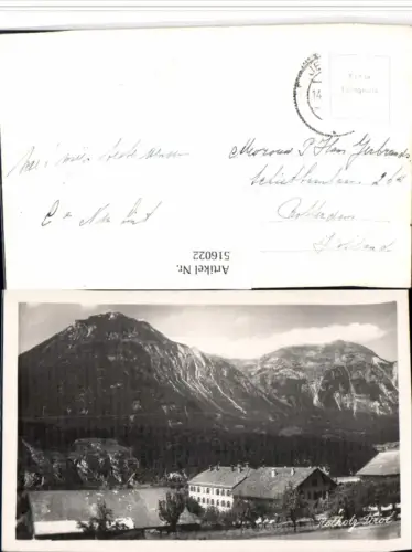 516022,Rotholz in Tirol b. Jenbach Teilansicht Bergkulisse