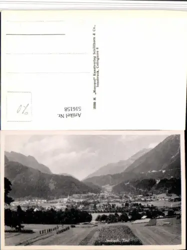 516158,Jenbach in Tirol Totale Bergkulisse