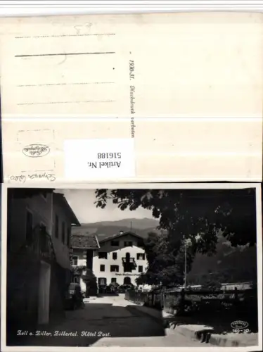 516188,Zell am Ziller Hotel Post Straßenansicht