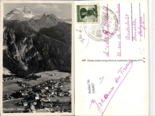516427,Mayrhofen Totale m. Ahornspitze Bergkulisse
