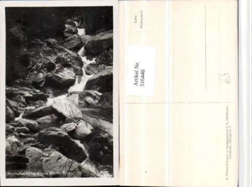 516440,Mayrhofen Stillup Klamm Wasserfall