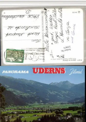 519471,Uderns im Zillertal Totale geg. Brandberg-Kolm Bergkulisse