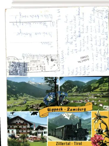 519482,Hippach Ramsberg Totale Zillertalbahn Mehrbildkarte
