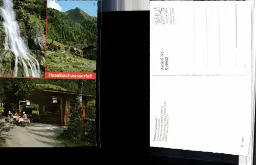 519962,Hart im Zillertal Haselbachwasserfall Wasserfall Mehrbildkarte