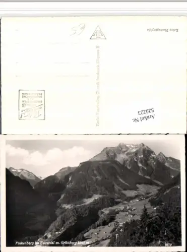 520223,Finkenberg Totale m. Grünberg Bergkulisse