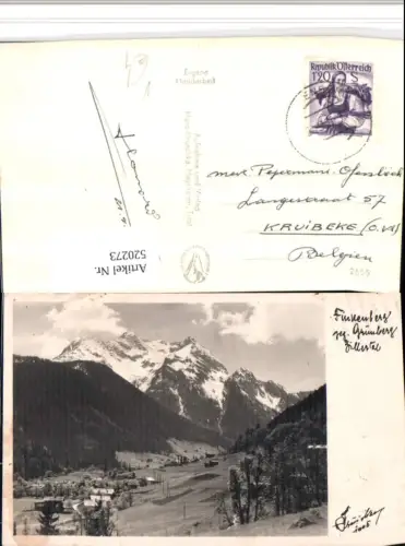 520273,Finkenberg Totale m. Grünberg Bergkulisse pub Hruschka 1005