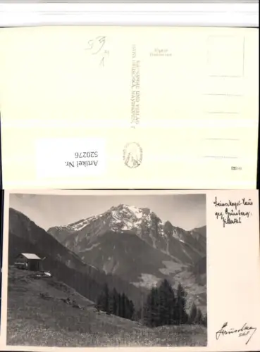520276,Steinerkogel-Haus Berghütte b. Brandberg Bergkulisse pub Hruschka 268