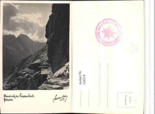 524214,Lapenscharte b. Mayrhofen Bergkulisse pub H. Hruschka 187