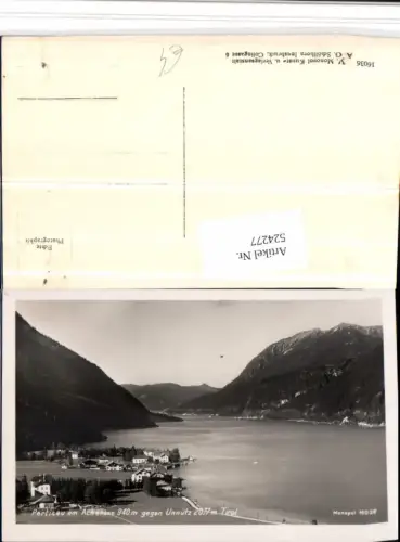 524277,Pertisau am Achensee Teilansicht geg. Unnütz Bergkulisse