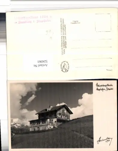 524361,Steinerkogelhaus Berghütte b. Mayrhofen pub H. Hruschka 273