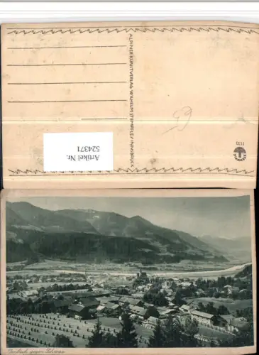 524371,Jenbach Totale geg. Schwaz Bergkulisse