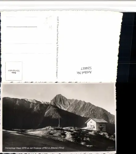 524417,Steinerkogl-Haus Berghütte b. Brandberg m. Tristener Bergkulisse