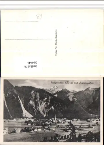524446,Mayrhofen Totale m. Ahornspitze Bergkulisse