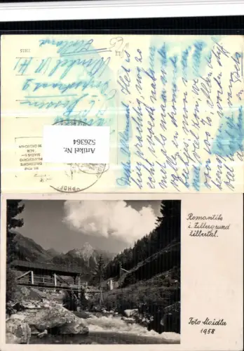 526364,Zillergrund bei Mayrhofen Zillertal Ginzling pub Foto Maidler 1958
