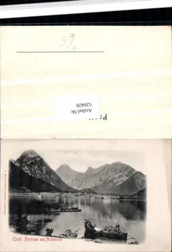 526428,Tirol Pertisau am Achensee Eben Maurach Boot