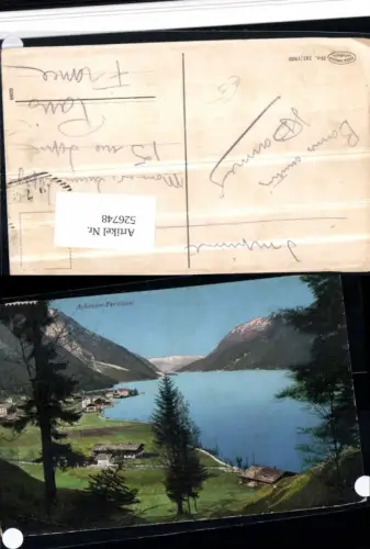 526748,Achensee bei Pertisau Eben Maurach pub Warger 131-1909