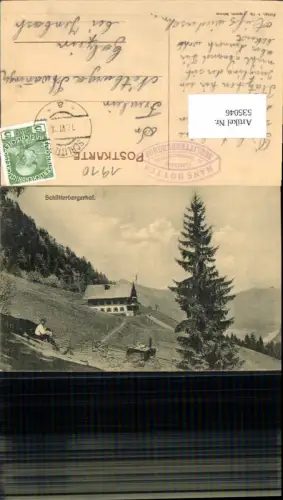 535046,Schlitters Schlitterbergerhof bei Schwaz 1910