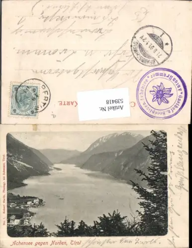 539418,Pertisau am Achensee um 1900