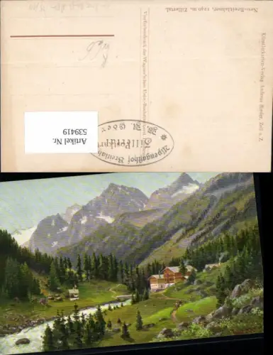 539419,tolle Künstler AK M. Baumgartner Neu Breitlahner Mayrhofen Ginzling Zillertal