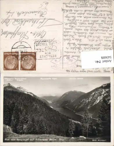 543608,Pertisau am Achensee Bärenkopf
