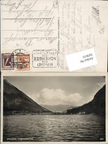 543610,Pertisau am Achensee Seespitz Partie
