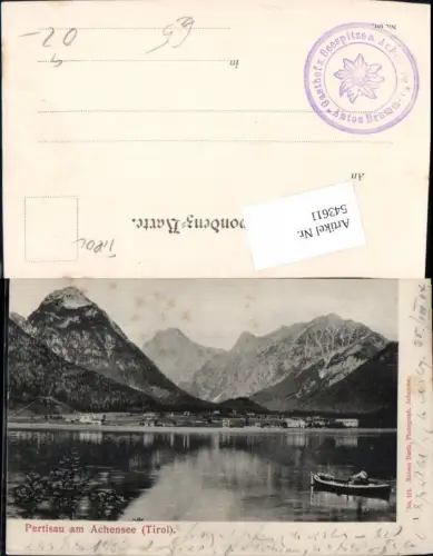 543611,Pertisau am Achensee um 1905