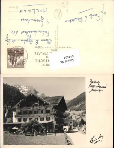 544504,Mayrhofen Gasthof Stilluppklamm pub Hruschka 1864