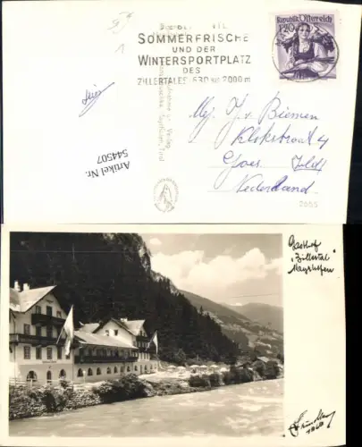 544507,Mayrhofen Gasthof Zillertal Detailansicht pub Hruschka 1868