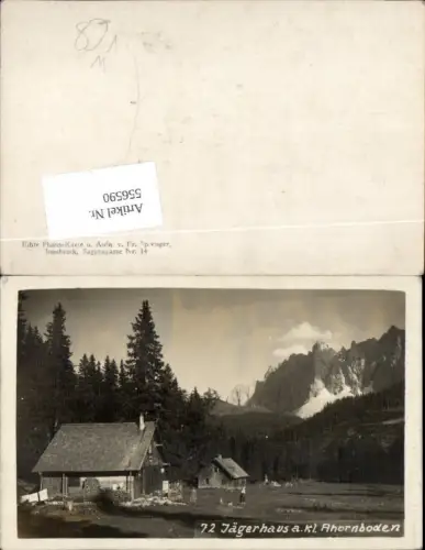 556590,Jägerhaus Ahornboden Zillertal Mayrhofen Ginzling pub Fr. Sprenger